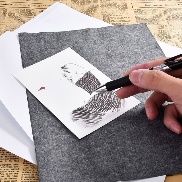 25 Pcs/Set Double Sided Carbon Paper Painting Accessories Legible Tracing  Reusable Copy Clear High Quality Graphite Carbon Paper - AliExpress